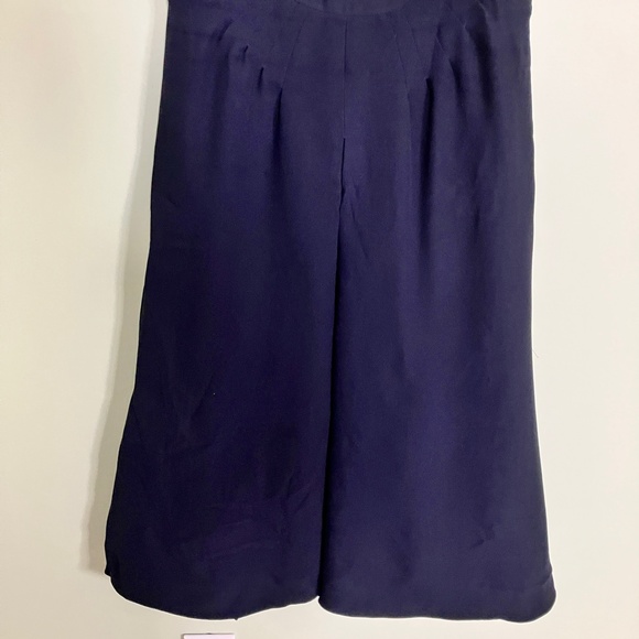 Valentino 100% silk navy midi dress size 4 - Picture 8 of 17